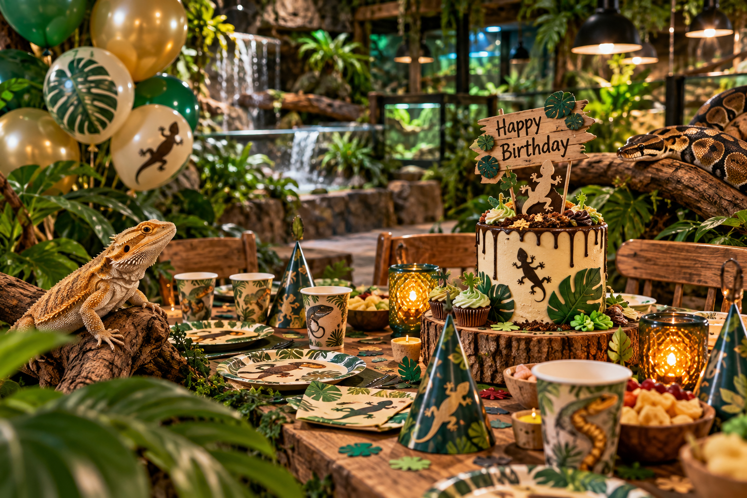 Reptiliengeburtstag im TerraZoo
